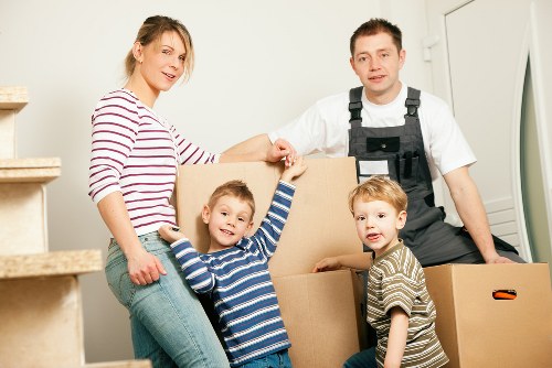 Local van service helping with a flat move in Battersea