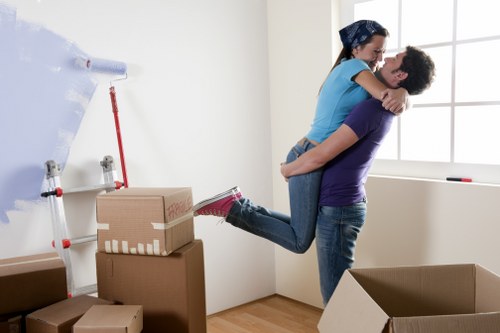 Movers helping with a residential move in Battersea