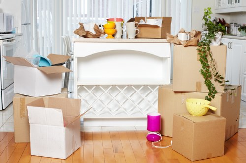 Local Battersea office removals team preparing a business move
