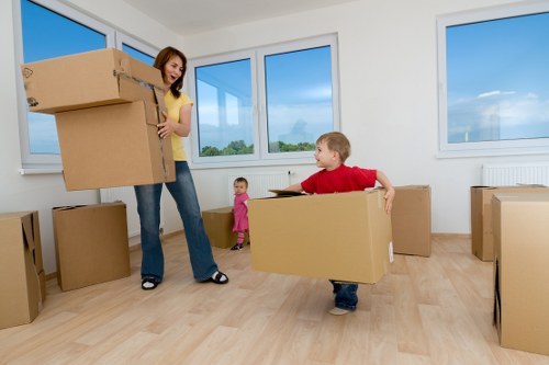 Charity donation and reuse collection by Battersea removals team