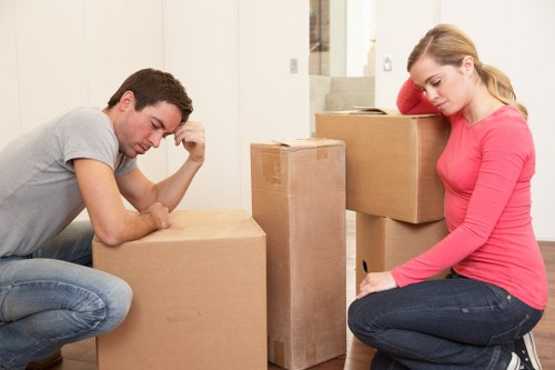 Packing and loading furniture for Battersea home removals