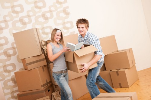 Apartment removal in Battersea with careful handling of household items